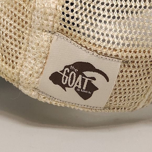 Like New The Goat Stock Ball cap Sky Blue Lake Mode Distressed Headmost Mesh Hat - Picture 5 of 12